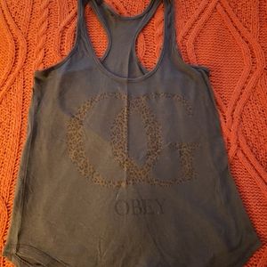 OBEY Leopard Print Tank Top